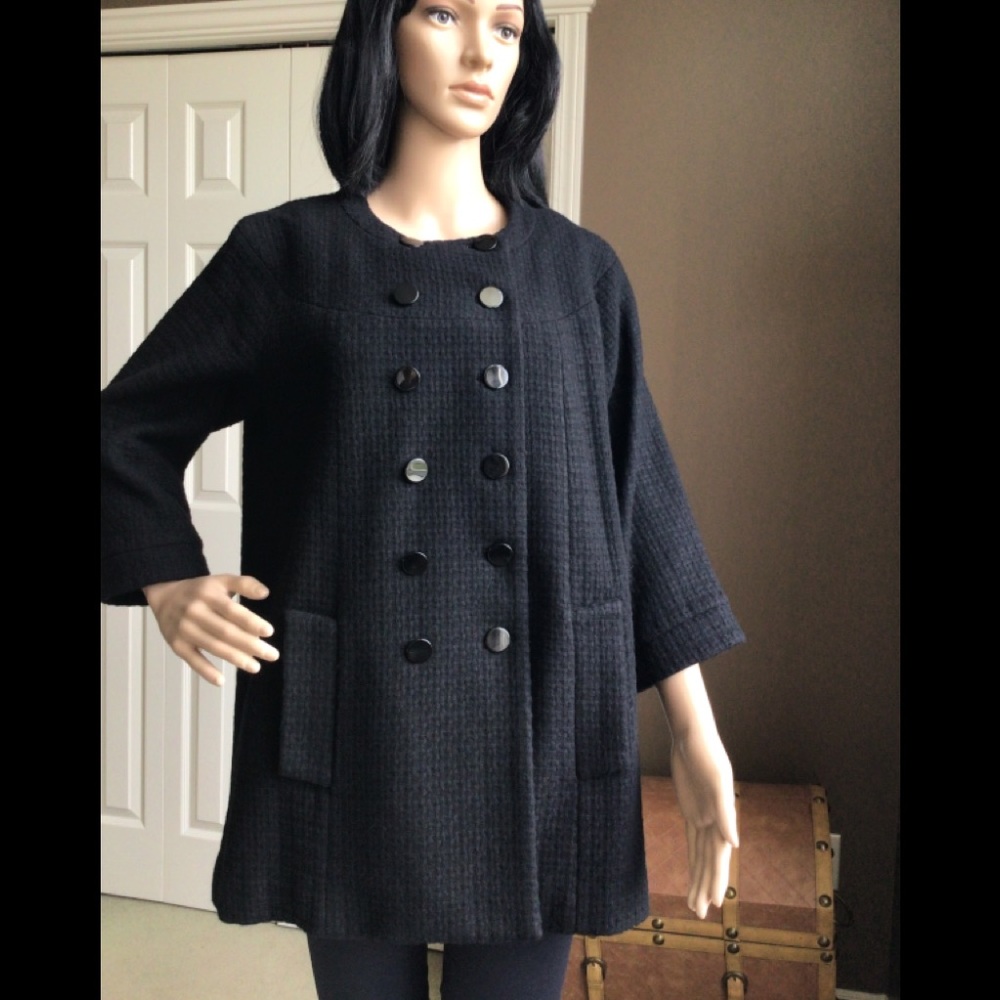 Joe Black Wool Double Breasted Jacket - Picture 4 of 10